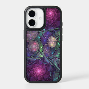 Colorful Glittering Modern Abstract Fractal Art