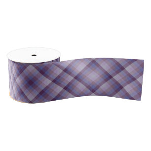 Colorful Grape Lavender Magenta Blue Purple Stripe Grosgrain Ribbon