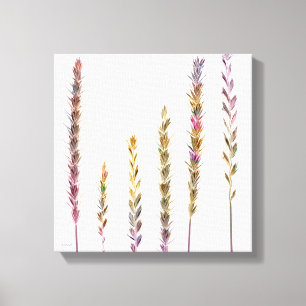 Colorful Grasses Canvas Print
