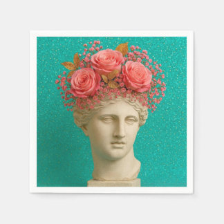 Colorful Greek Ancient Napkins. Napkin