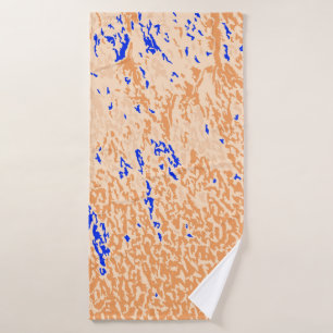 Colorful Grunge Background. Abstract Multicolor vi Bath Towel