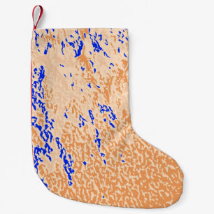 Colorful Grunge Background. Abstract Multicolor vi Small Christmas Stocking