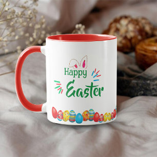 Colorful Happy Easter Coffee Mug