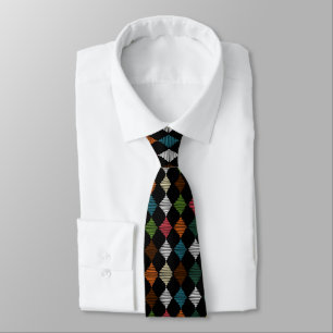 Colorful Harlequin Diamond Tie