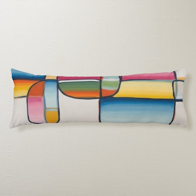 Colorful Harmony Body Pillow (Front)