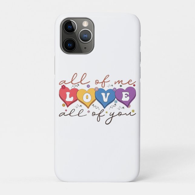 Colorful Heart Love Quote Case-Mate iPhone Case (Back)
