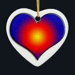 COLORFUL HEARTS CERAMIC ORNAMENT<br><div class="desc">Colourful and vibrant hearts</div>