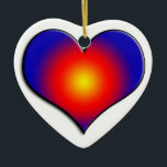 COLORFUL HEARTS CERAMIC ORNAMENT<br><div class="desc">Colourful and vibrant hearts</div>
