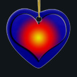COLORFUL HEARTS CERAMIC ORNAMENT<br><div class="desc">Colourful and vibrant hearts</div>