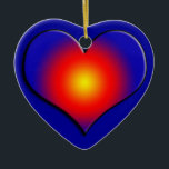 COLORFUL HEARTS CERAMIC ORNAMENT<br><div class="desc">Colourful and vibrant hearts</div>