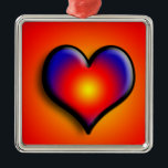 COLORFUL HEARTS METAL ORNAMENT<br><div class="desc">Colourful and vibrant hearts</div>