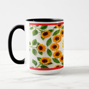 Colorful Hibiscus & Plumeria Mug