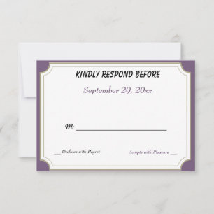COLORFUL HIGH FLYING KITES RSVP CARD