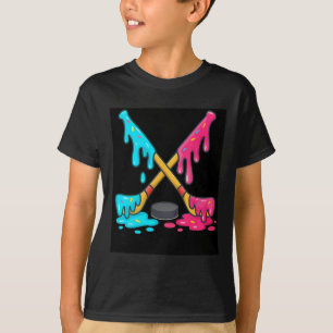 Colorful Hockey Vibes For Sports Fans And Creative T-Shirt