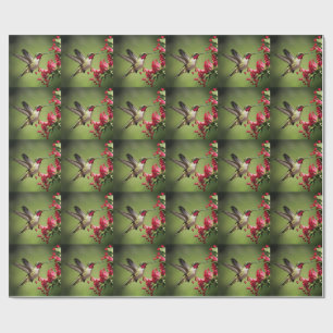 Colorful Hummingbird Wrapping Paper
