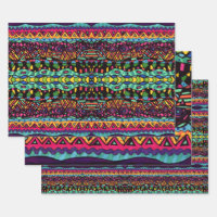 Colorful Hypnotic Voyage Geometric Art Pattern