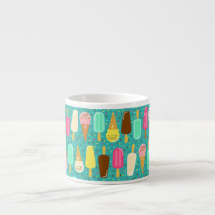 Colorful Ice Cream Pattern Summer  Espresso Cup