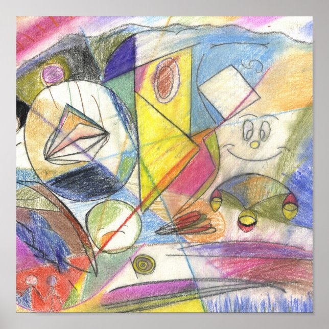 colorful image poster (Front)