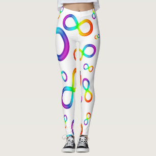 Colorful Infinite Journey of Autism Leggings