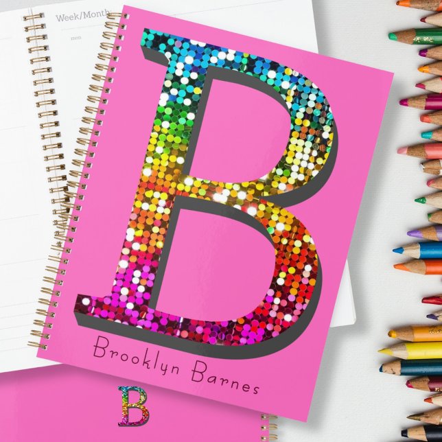 Colorful Initial B and Monogram Planner (Colorful Initial B and Monogram Planner)