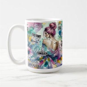 Colorful Inspirational Woman Coffee Mug