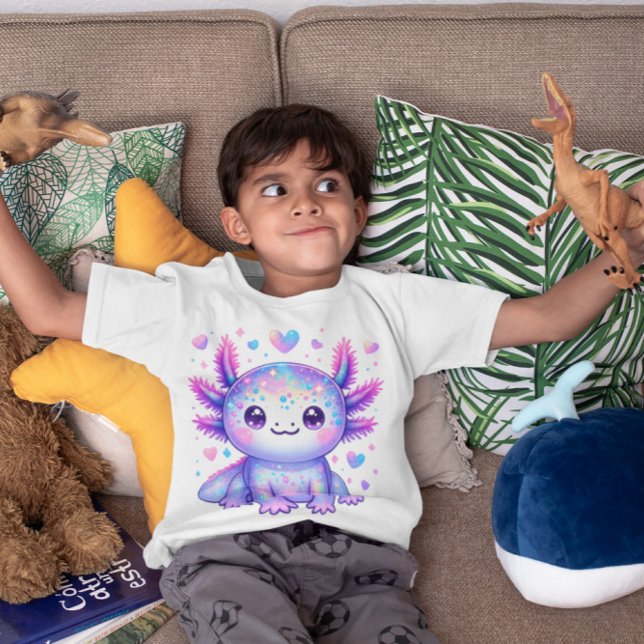 Colorful Iridescent Axolotl Underwater Animal  T-Shirt (Creator Uploaded)
