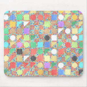 Colorful Jackuard Knitting Pattern  Mouse Pad