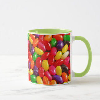 Colorful jellybean pattern mug