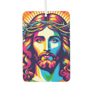 Colorful Jesus air freshener! Freshener