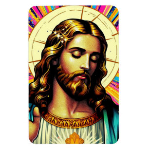 Colorful Jesus magnets! Magnet