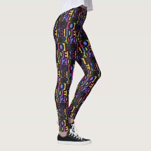 Colorful JOE BIDEN 2020 leggings