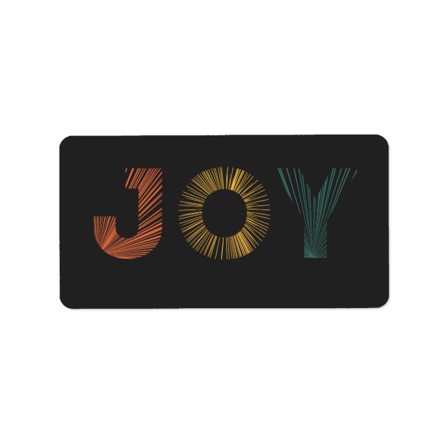 Colorful Joy Label (Front)