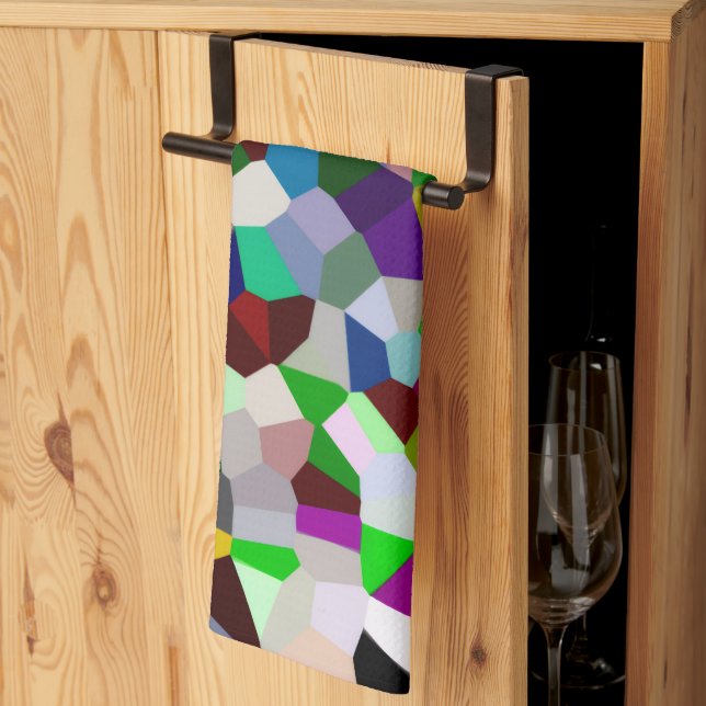 Colorful Jumble Kitchen Towel (Thirds Fold)