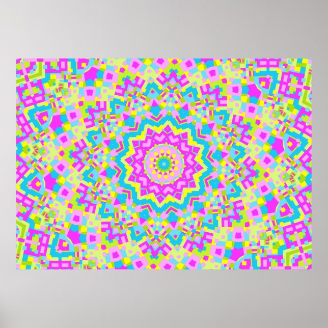 Colorful Kaleidoscope 04 Poster (Front)