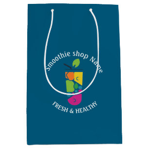 Colorful Kawaii Sweet yogurt Smoothies fruit Juice Medium Gift Bag