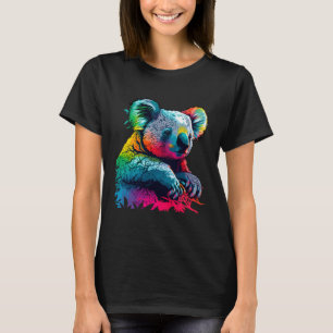 Colorful Koala Bear Cute T-Shirt