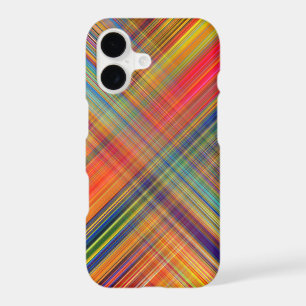 Colorful Kriss Kross Pattern Plaid