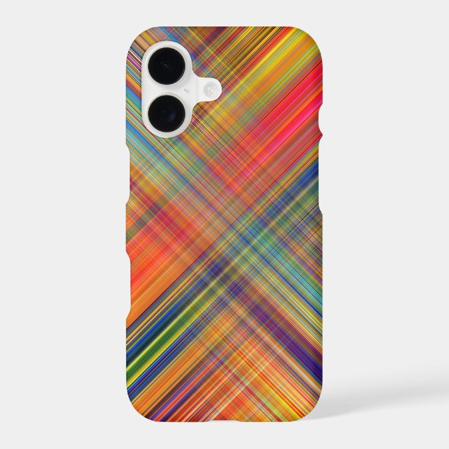 Colorful Kriss Kross Pattern Plaid (Back)