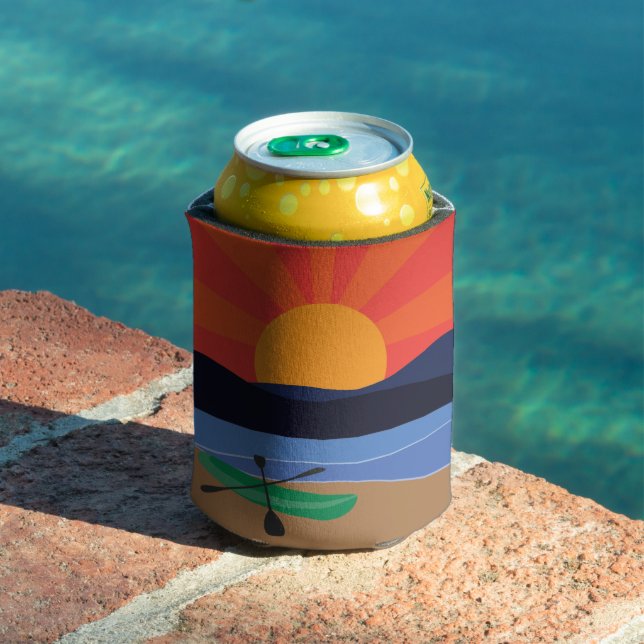Colorful Lake Can Cooler (In Situ Pool)