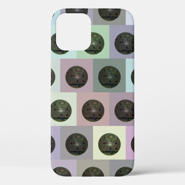 Colorful Lawn Bowls Pattern, Case-Mate iPhone Case (Back)