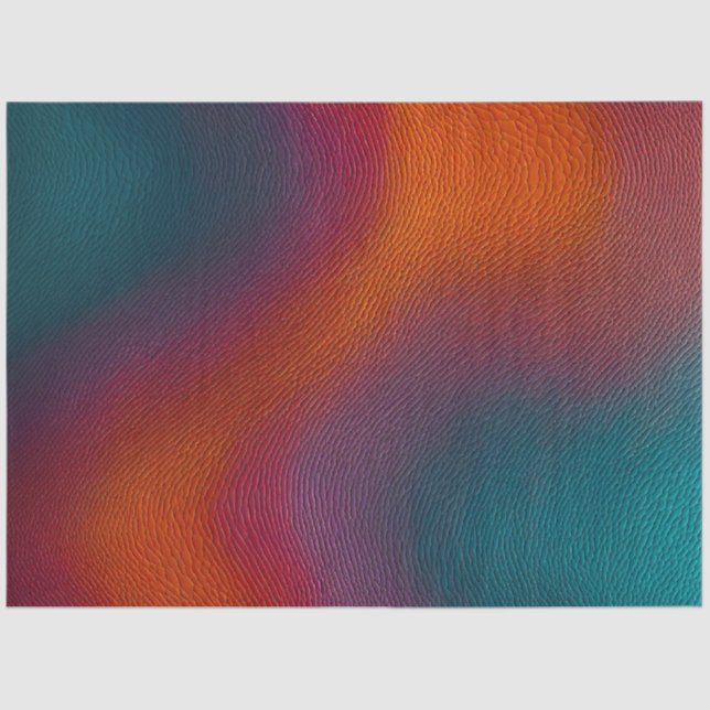 Colorful Leather Art Tissue Paper (Front)