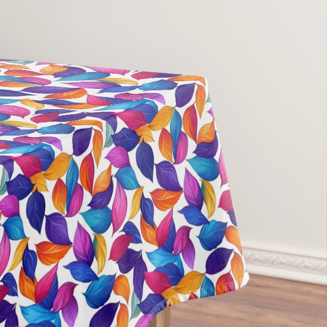 Colorful Leaves Tablecloth (In Situ)
