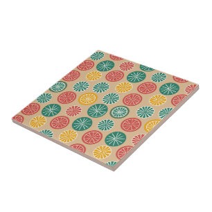 Colorful Lemons Tile