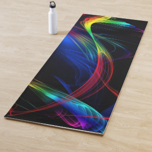 Colorful Lights Yoga Mat
