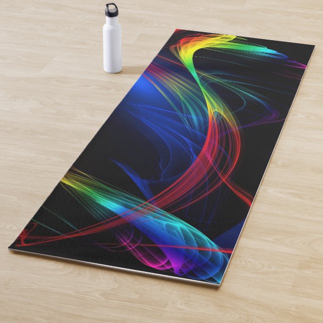 Colorful Lights Yoga Mat (In Situ)