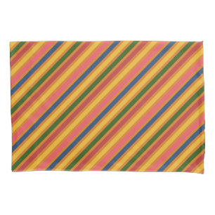 Colorful Line Pattern Pillowcase