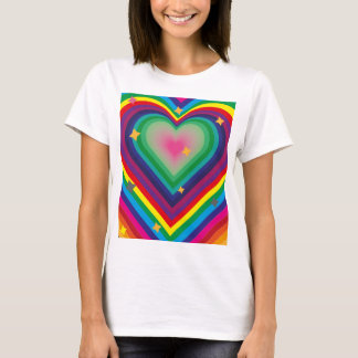 Colorful Love T-Shirt for Women