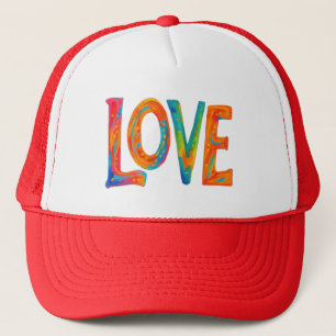 Colorful Love Word Hat