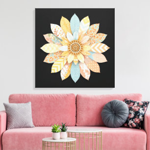 Colorful Mandala Wall Art   Vibrant Boho Spiritual