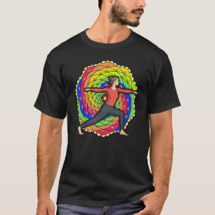 Colorful Mandala Yogi Meditation Namaste Buddhist  T-Shirt